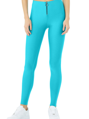 High-waist Fast Legging - Bright Aqua