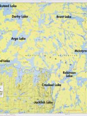 F-17: Crooked Lake, Darky Lake, Sarah Lake