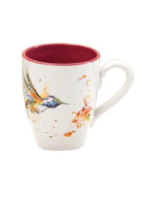 Demdaco Hummingbird Mug White