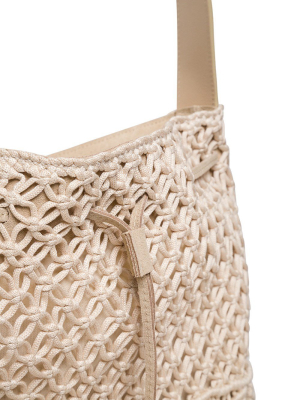 Alberta Ferretti Braided Fringe-detail Shoulder Bag