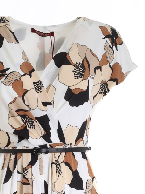 Max Mara Studio Cordoba Floral Print Dress