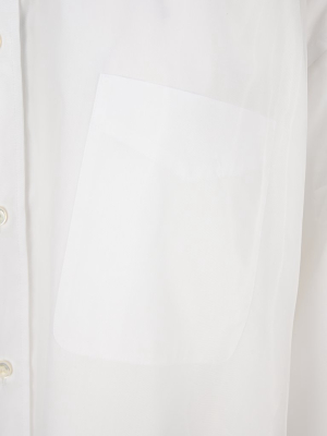 Maison Margiela Sheer Overlay Shirt Dress