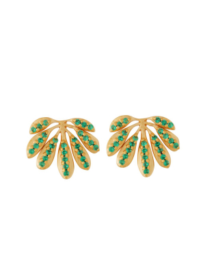 Tropical Leaf Studs