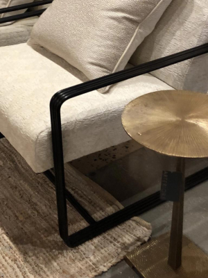 Otelia Accent Table Vintage Brass