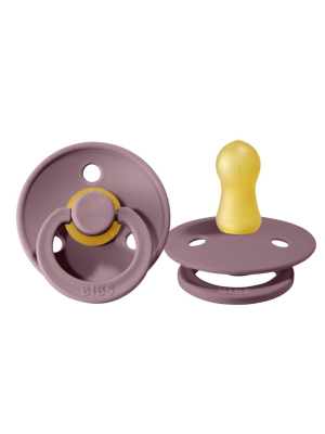 Bibs Pacifier 2 Pack: Heather