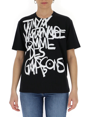 Junya Watanabe Comme Des Garçons Logo Print T-shirt