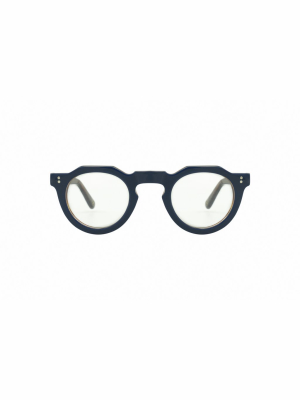 Lesca Pica Round Frame Glasses