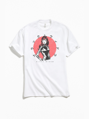 Black Widow Kanji Tee