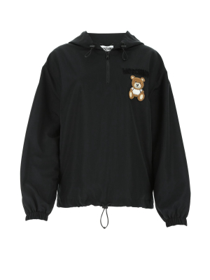 Moschino Teddy Patch Zipped Hoodie