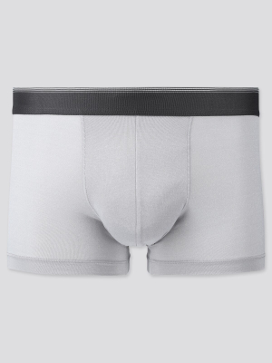 Men Airism Low-rise Heather Boxer Briefs