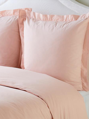 Perfect Percale Sheets In Peach Blush