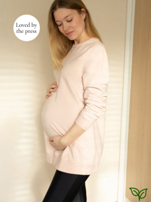 Holly Organic Maternity Sweatshirt