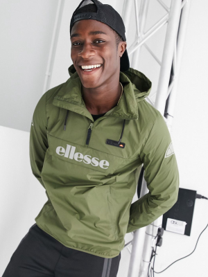 Ellesse Ion Overhead Jacket With Reflective Logo In Green