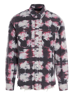 Amiri Watercolour Checked Shirt