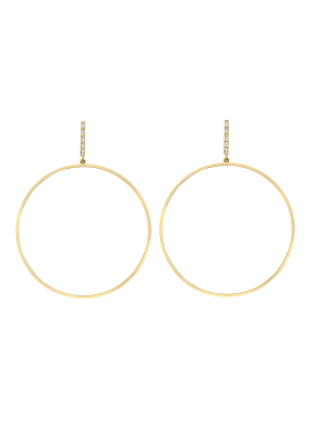 Xl Baguette Bar Hoops Y-d