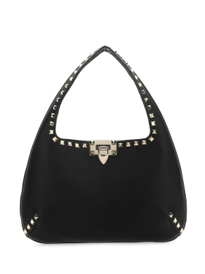 Valentino Garavani Rockstud Hobo Shoulder Bag