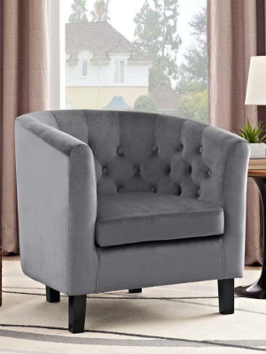 Flair Velvet Armchair