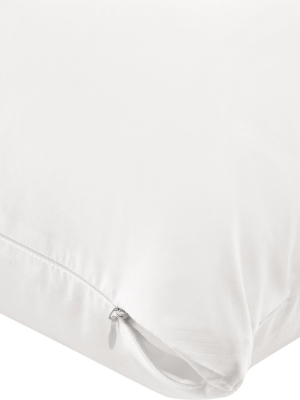 Allerease Zippered Bed Bug Pillow Protector -white (standard/queen)