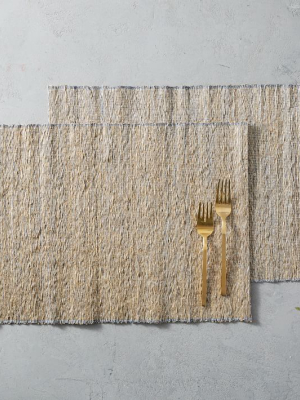 Metallic Laced Placemats (set Of 2)