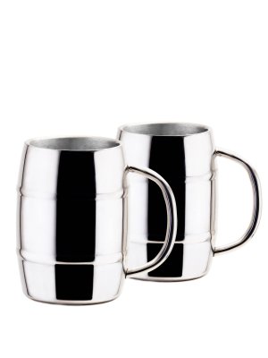 Old Dutch 33.8oz 2pk Stainless Steel Keepkool Mugs