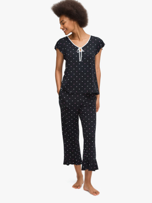 Spade Dot Long Pj Set