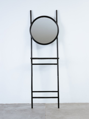 Aleida Standing Entry Mirror With Shelf