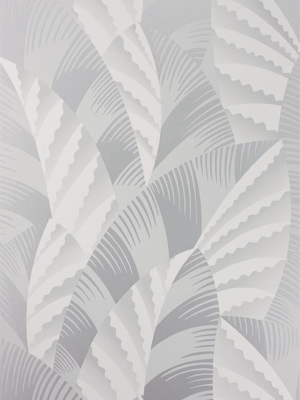 Chrysler Wallpaper In Pale Silver And Ivory From The Fantasque Collection By Osborne & Little