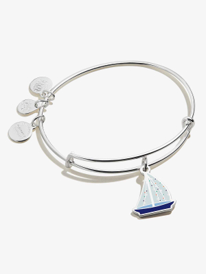 Holiday Sailboat Charm Bangle