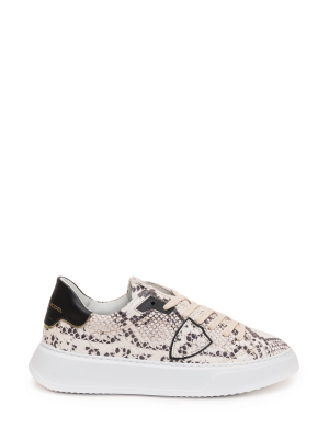 Philippe Model Temple Animal Print Sneakers