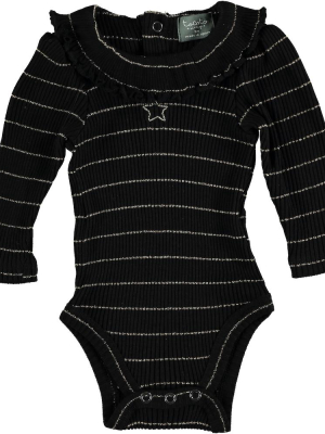 Tocoto Vintage Ribbed Body With Lurex - Black