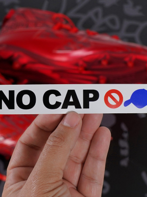 No Cap Sticker