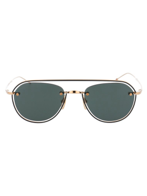 Thom Browne Eyewear Aviator Frame Sunglasses