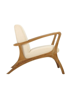 Soren Ventura Lounge Chair In Natural Design By Selamat