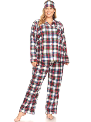 Three-piece Pajama Set - Plus