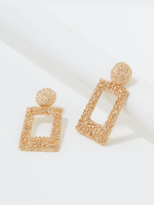 Aeo Gold Door Knocker Earring