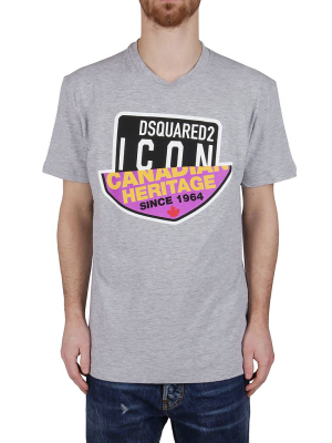 Dsquared2 Double Logo Crewneck T-shirt