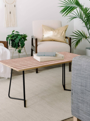 Holli Zollinger Zhi Striped Coffee Table - Deny Designs