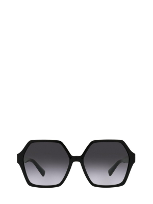 Valentino Eyewear Hexagonal Frame Sunglasses