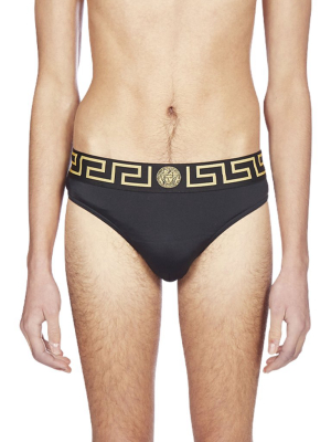 Versace Greca Border Swim Briefs