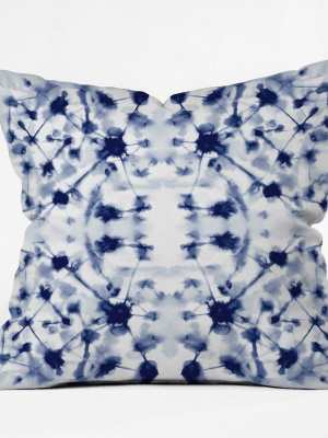 Jacqueline Maldonado Cosmic Connections Blue Throw Pillow Blue - Deny Designs