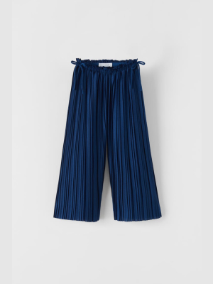 Pleated Pants