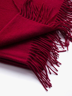 Large Wool Cashmere Scarf