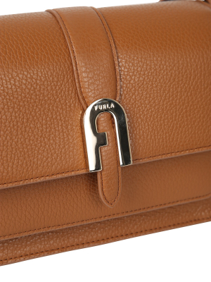 Furla Logo Plaque Shoulder Bag