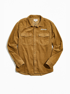 Budweiser Corduroy Cowboy Shirt