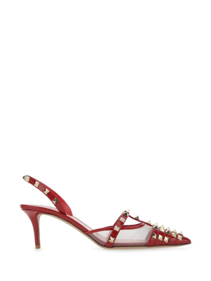 Valentino Garavani Rockstud Slingback Pumps