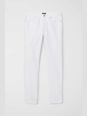 Skinny Fit Twill Pants