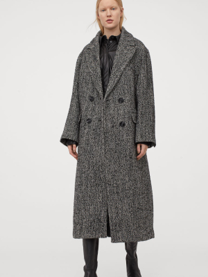 Wool-blend Coat