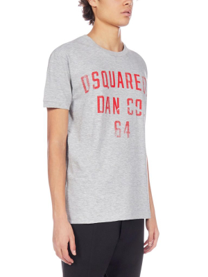 Dsquared2 Logo Print Crewneck T-shirt