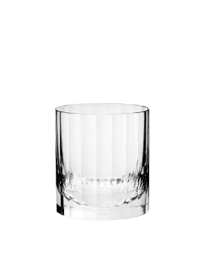 Fluted Cut Crystal Single Old Fashioned
