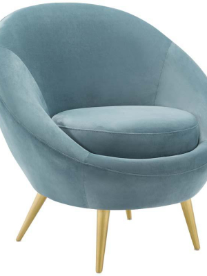 Terrmian Performance Velvet Accent Chair